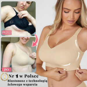 Biustonosz Lifti Gobelo – bezszwowy biustonosz z żelowym wsparciem (bez fiszbin)